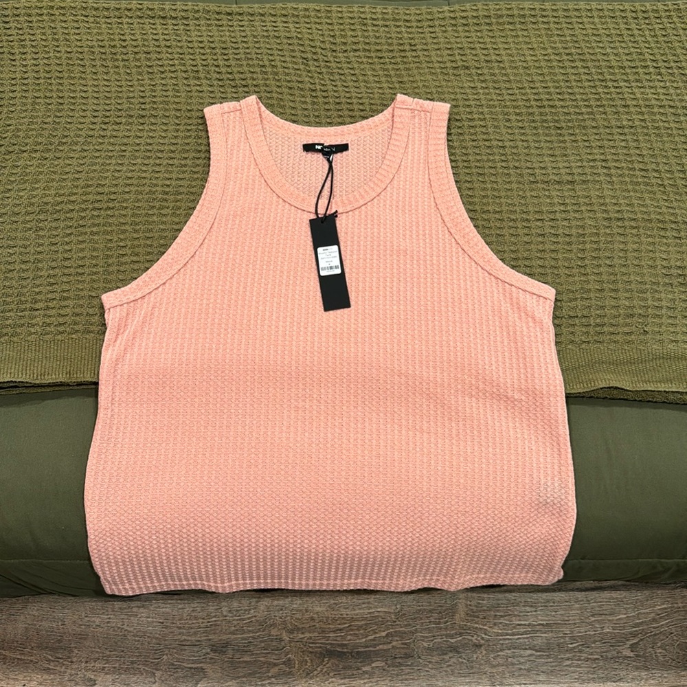 Blissful Textured Tank - Mauve